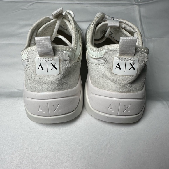 Armani Exchange White Chunky Sneakers - Picture 10 of 10